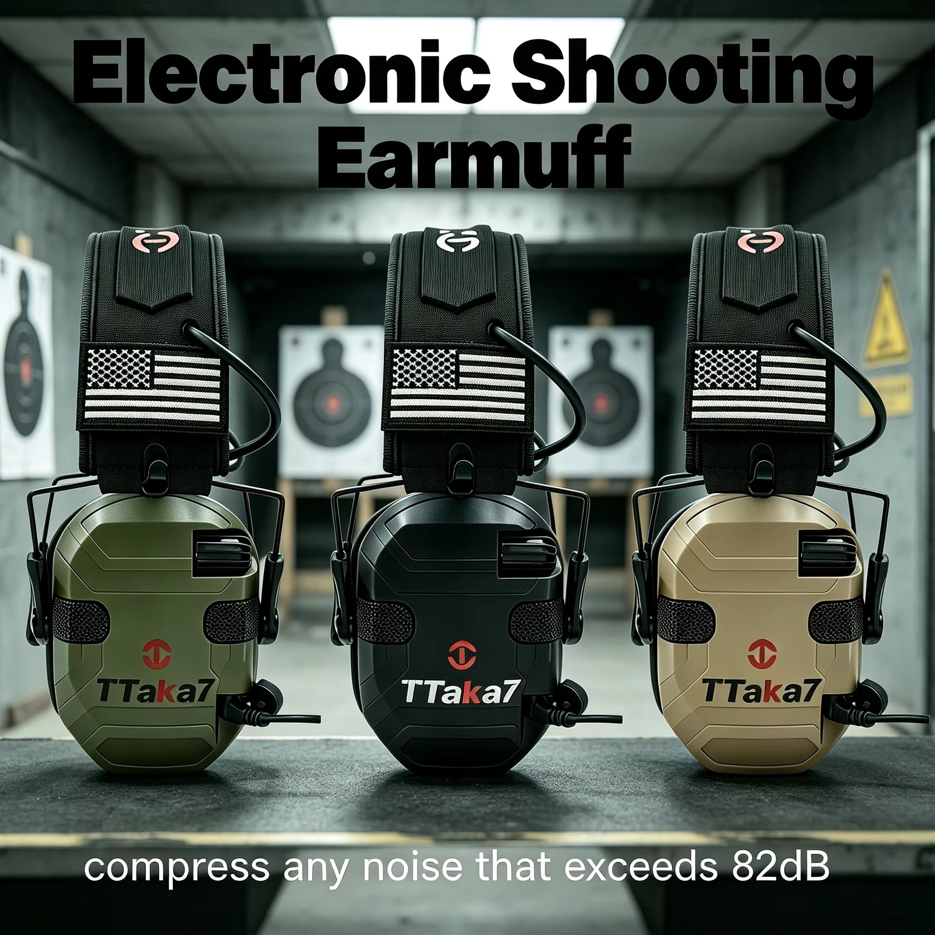 Shooting Ear Muff - سماعة رأس تكتيكية إلكترونية جديدة قابلة