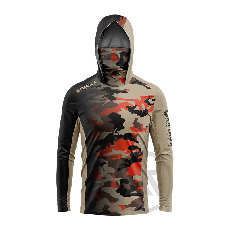 Hunting Outdoor Apparel - ملابس رايتكراك للصيد والتنزه مع قناع