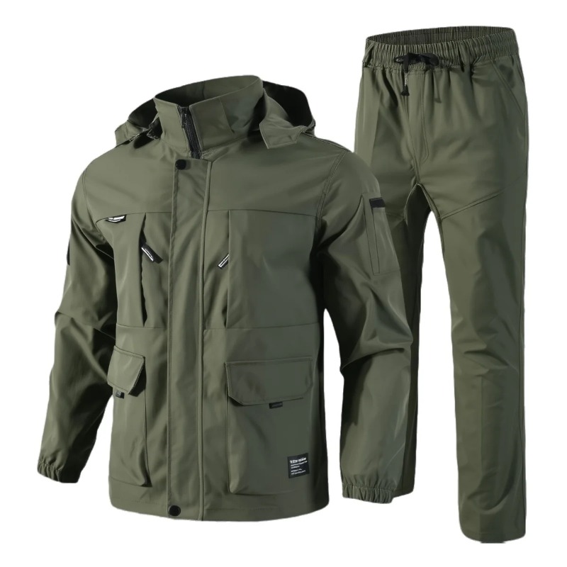 Hunting Outdoor Clothing - طقم تكتيكي رجالي للربيع والخريف مبطن