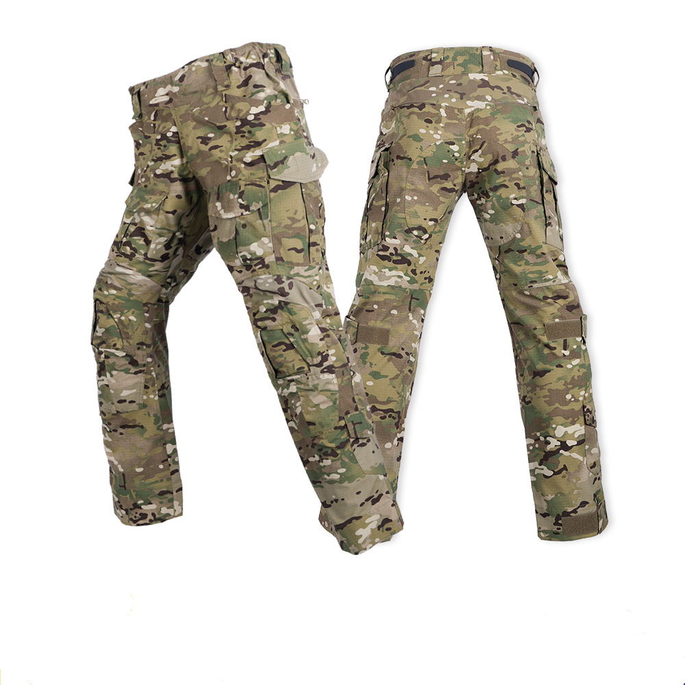 Hunting Outdoor Clothing - الرجال السراويل القتالية مع منصات الركبة