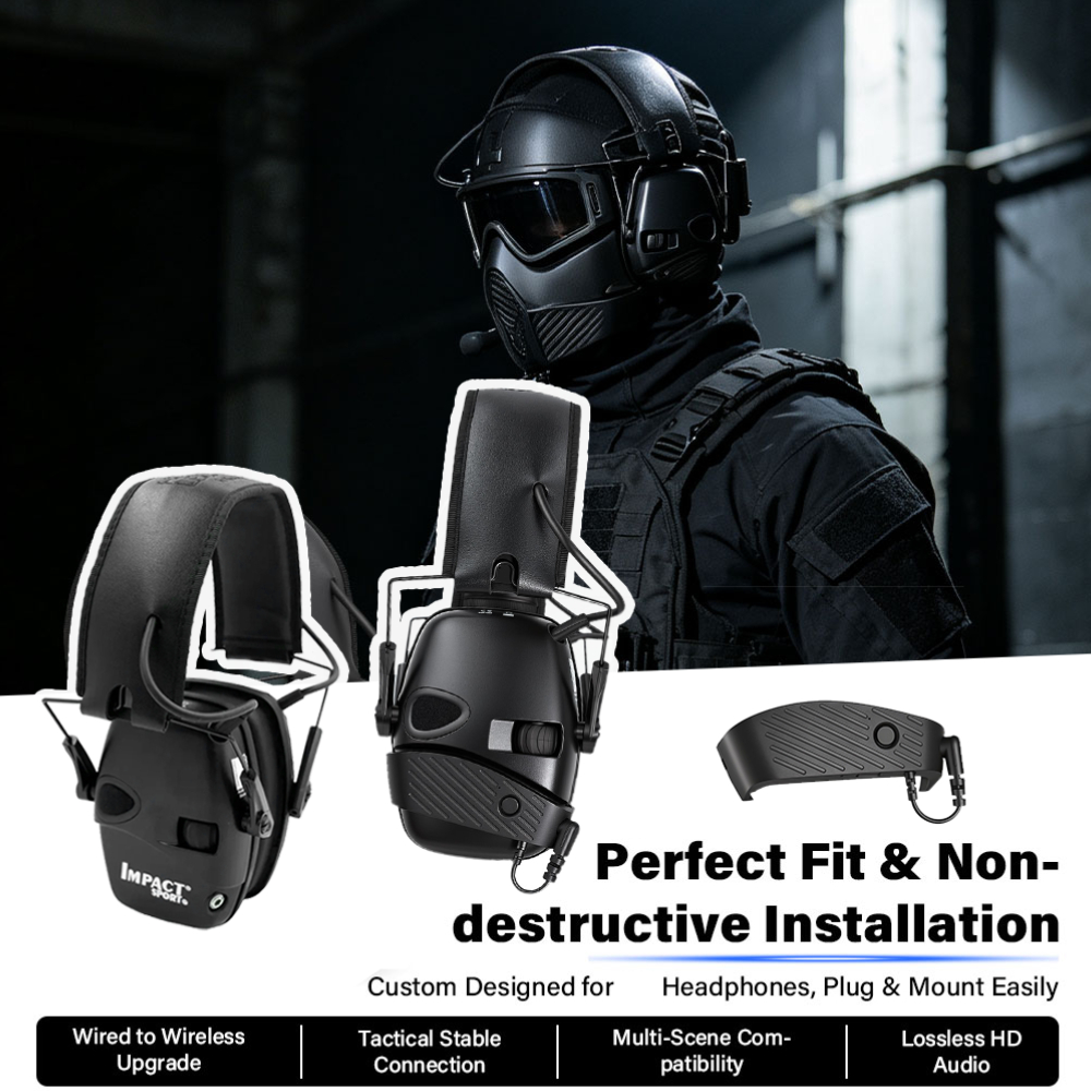 Shooting Ear Muff - سماعات أذن بخاصية إلغاء الضوضاء النشطة،