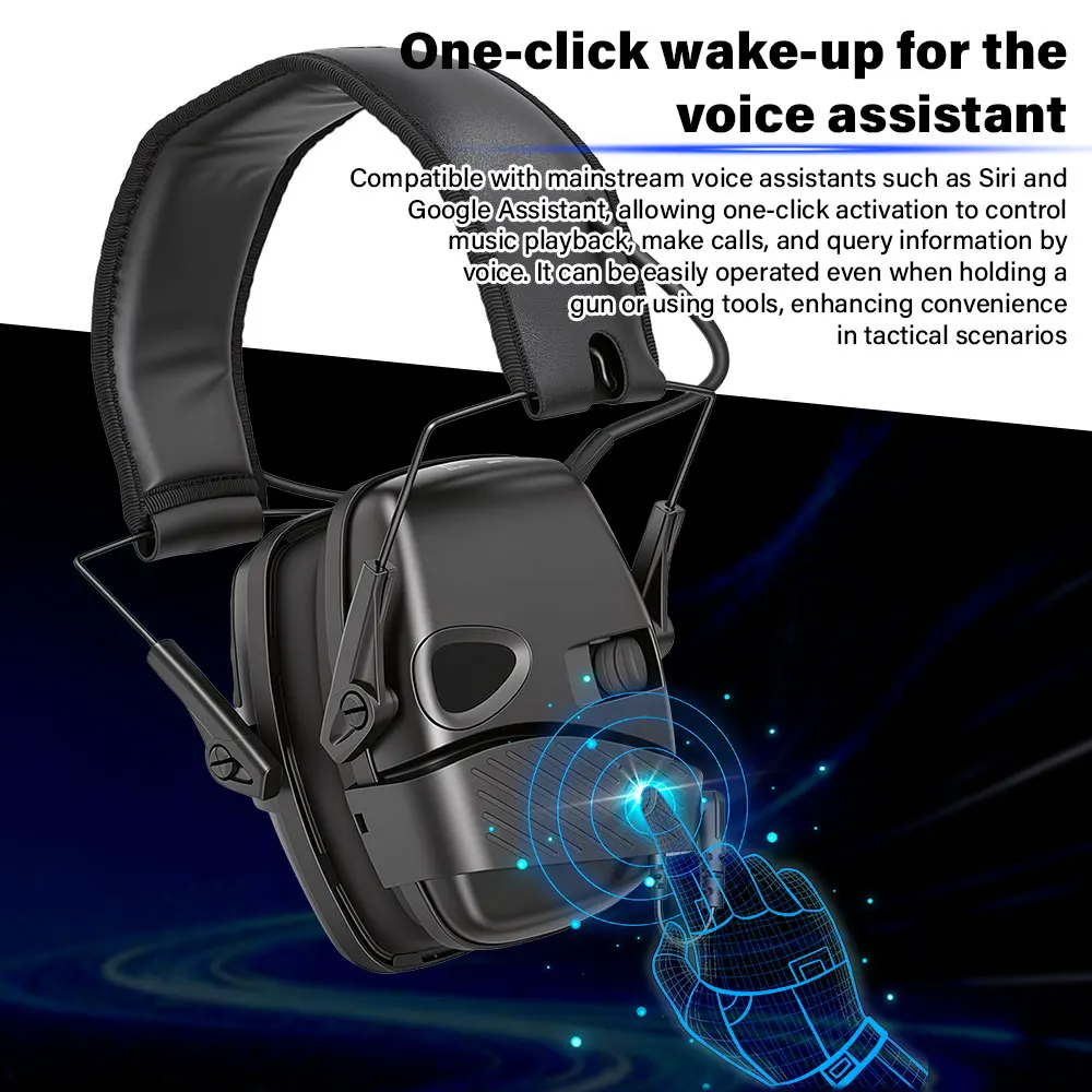 Shooting Ear Muff - سماعة رأس تكتيكية إلكترونية للاستخدام الخارجي