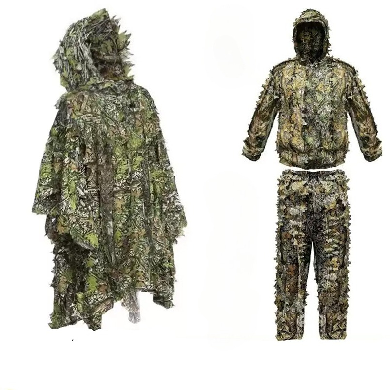 Hunting Outdoor Clothing - بدلة غيلي للتنكر بتصميم أنيمي وألعاب،