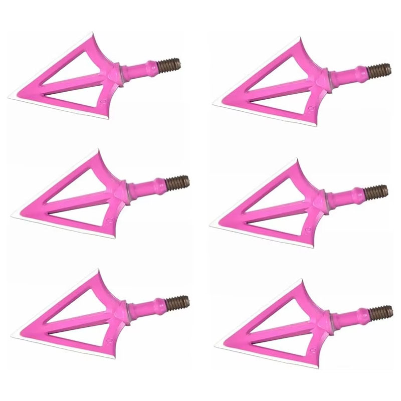 6 قطع رؤوس سهام صيد بوزن 100 ج - مراجعة Crossbow Bolt Broadhead وسعره