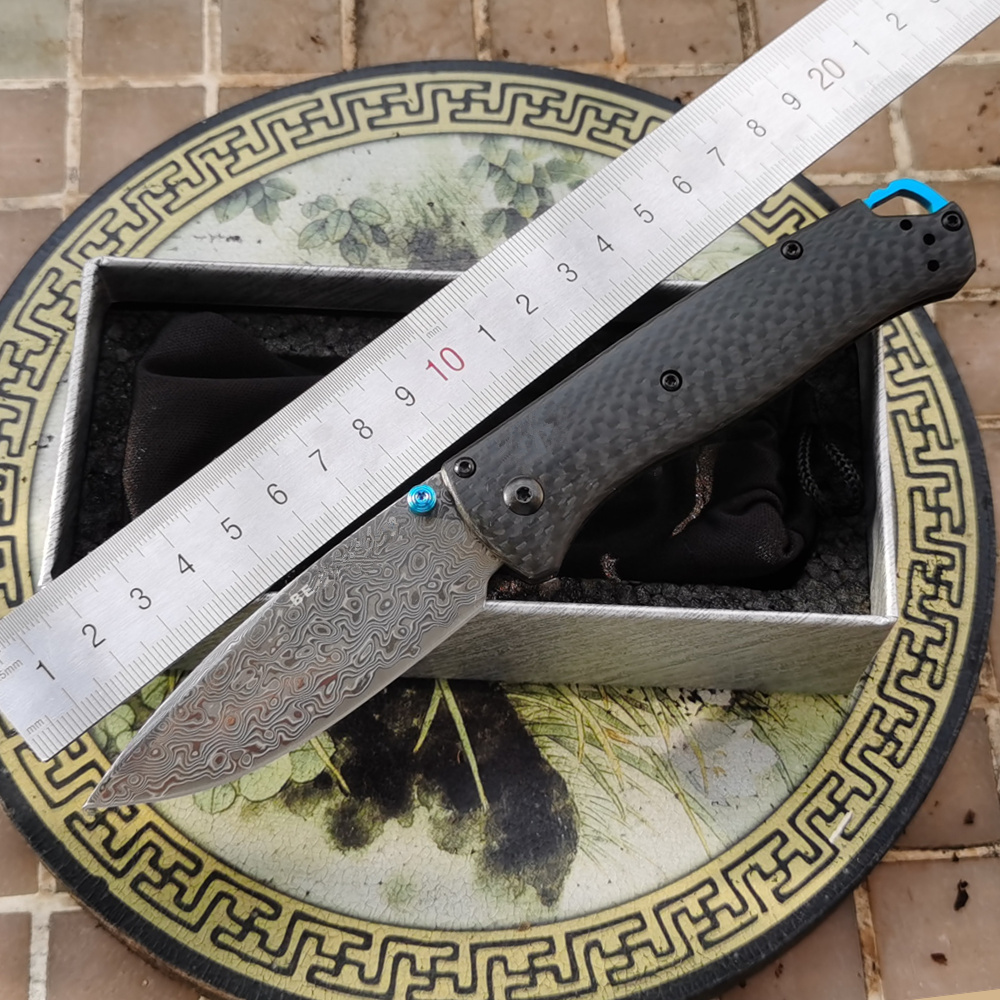 مغلفة الصلب دمشق 535 التيتانيو - مراجعة Best Hunting Outdoor Knife وسعره