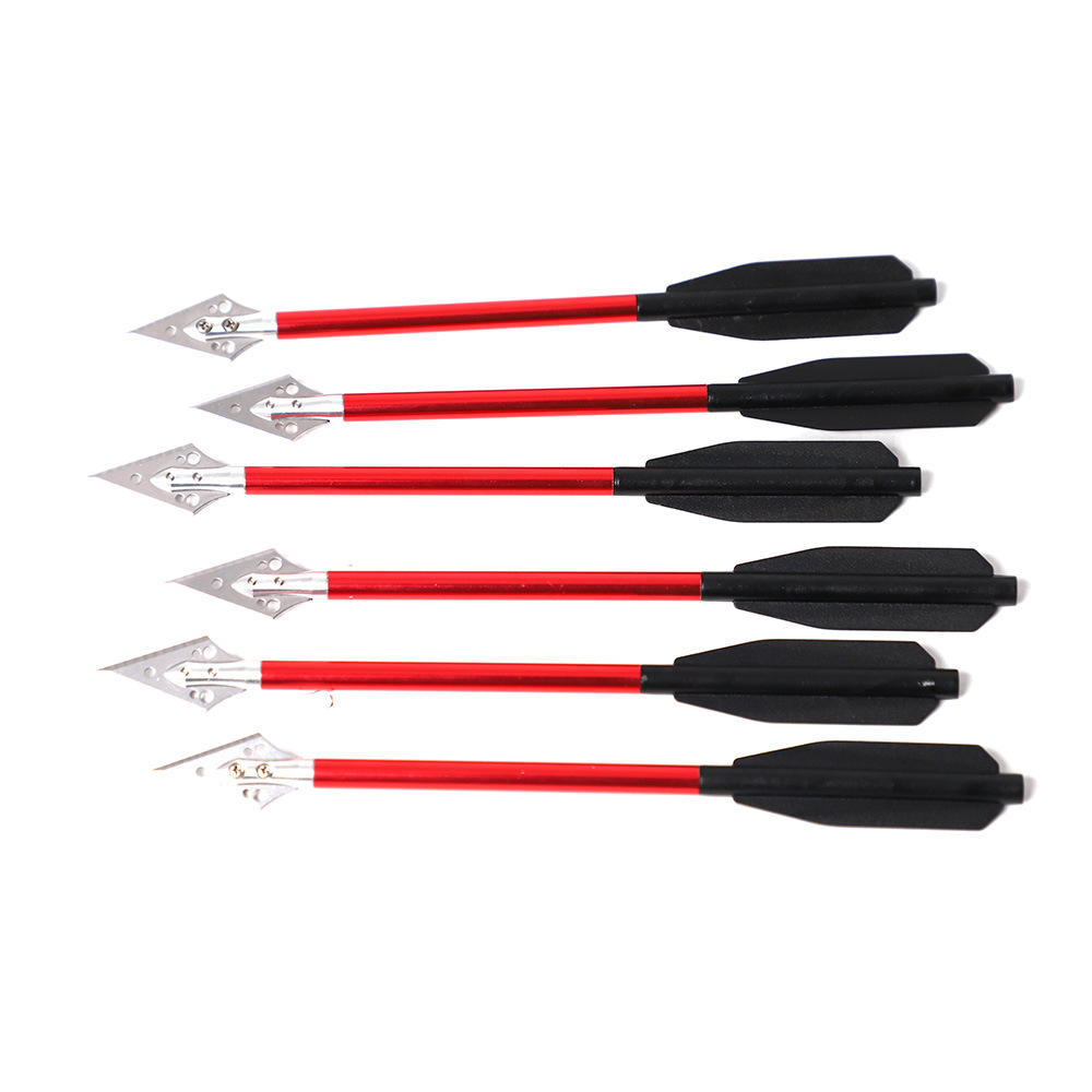 سهام رماية بعمود ألومنيوم 6.7  - مراجعة Crossbow Bolt Broadhead وسعره