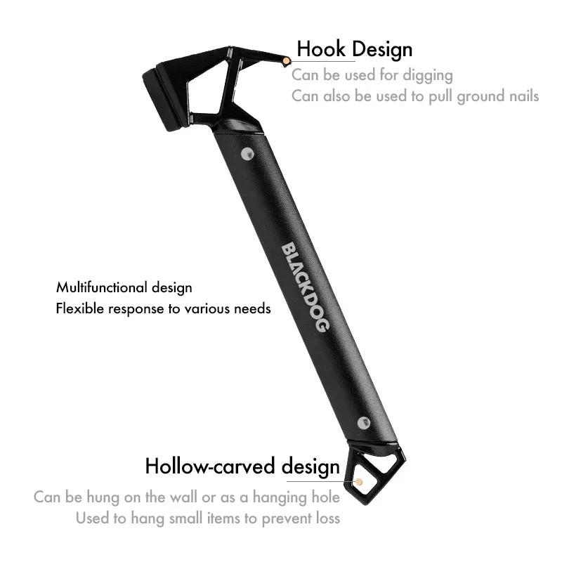 مطرقة التخييم BLACKDOG، أداة ن - مراجعة Outdoor Hunting Dog Supply وسعره