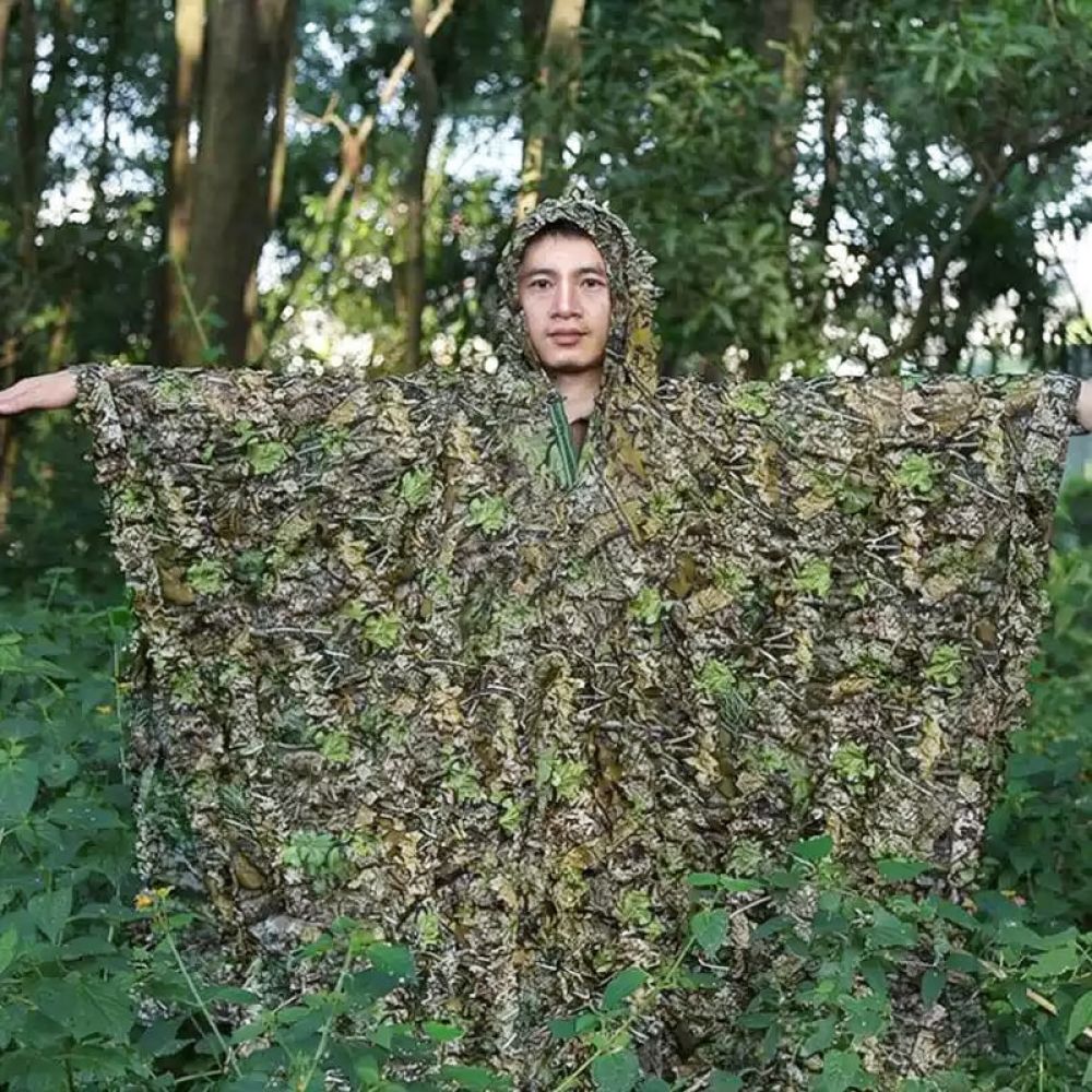 بدلة غيلي مموهة بتصميم ورقة ال - مراجعة Hunting Outdoor Apparel وسعره