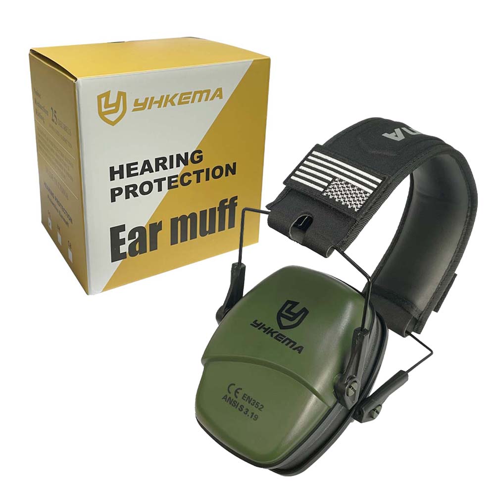 YHKEMA سماعة رأس تكتيكية لحماي - مراجعة Shooting Ear Muff وسعره