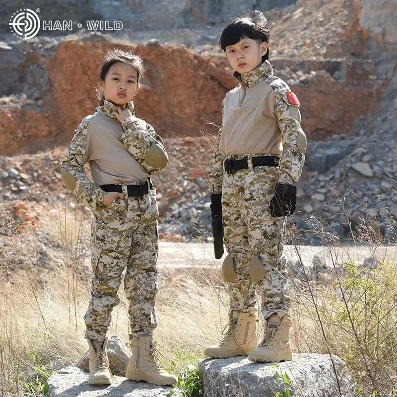 أطفال التكتيكية موحدة ملابس ال - مراجعة Hunting Outdoor Clothing وسعره