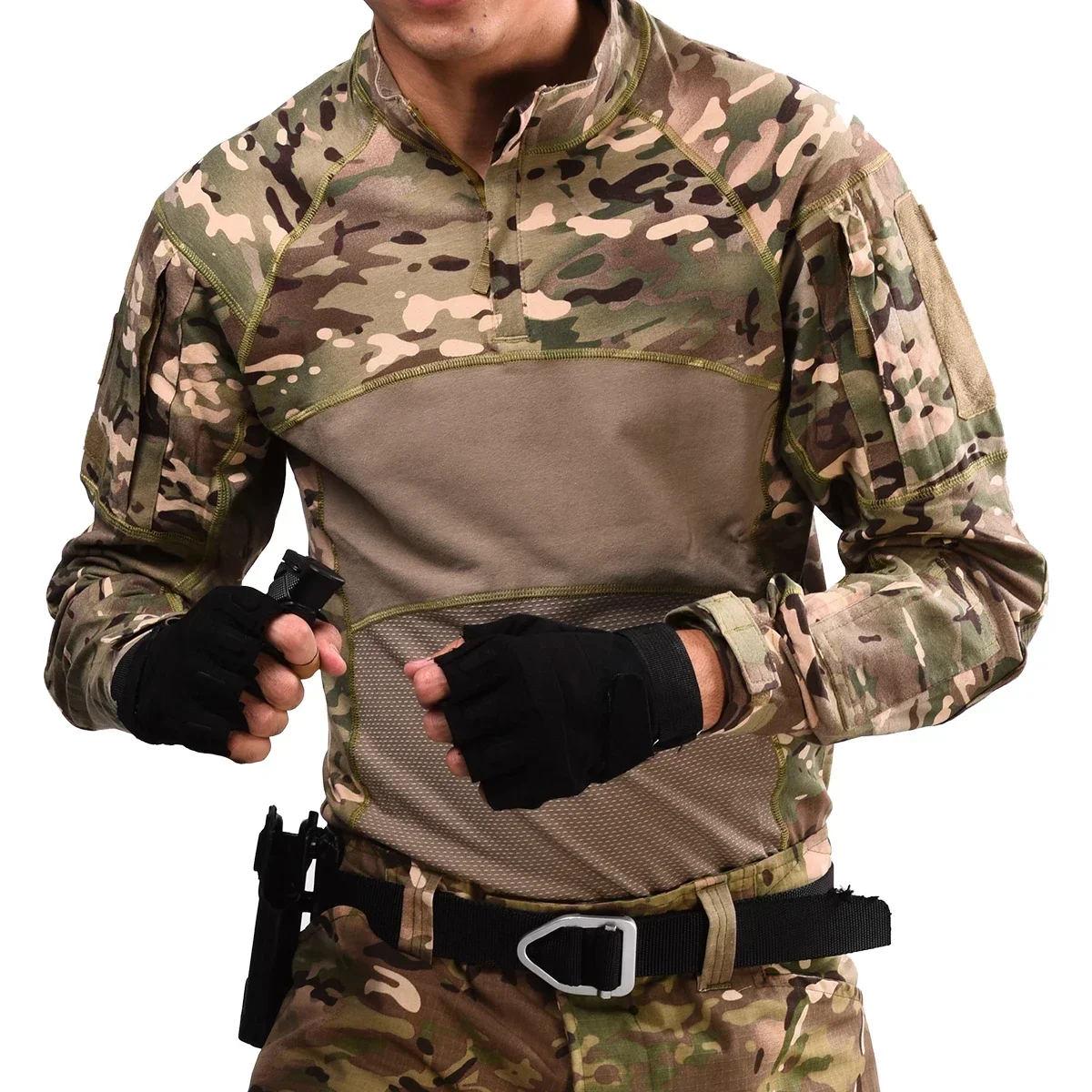 قمصان تكتيكية للرجال قميص قتال - مراجعة Hunting Outdoor Clothing وسعره