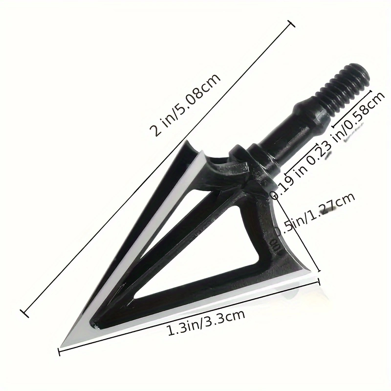 6 قطع رؤوس سهام صيد عالية الجو - مراجعة Crossbow Bolt Broadhead وسعره
