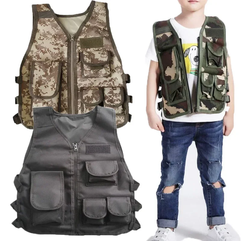 سترة تكتيكية للأطفال، درع واقٍ - مراجعة Outdoor Hunting Games For Kids وسعره