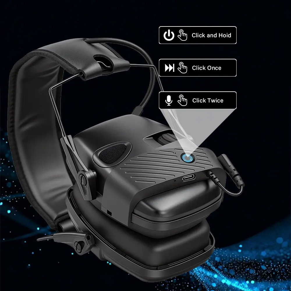 سماعة رأس تكتيكية إلكترونية لل - مراجعة Shooting Ear Muff وسعره