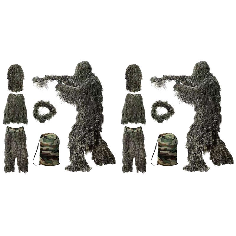 بدلة غيلي AEF6-2X 5 في 1، ملاب - مراجعة Hunting Outdoor Apparel وسعره